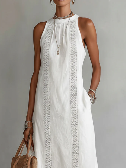 Aurelia Lace Detail Midi Dress 2