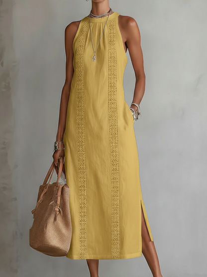 Aurelia Lace Detail Midi Dress 5