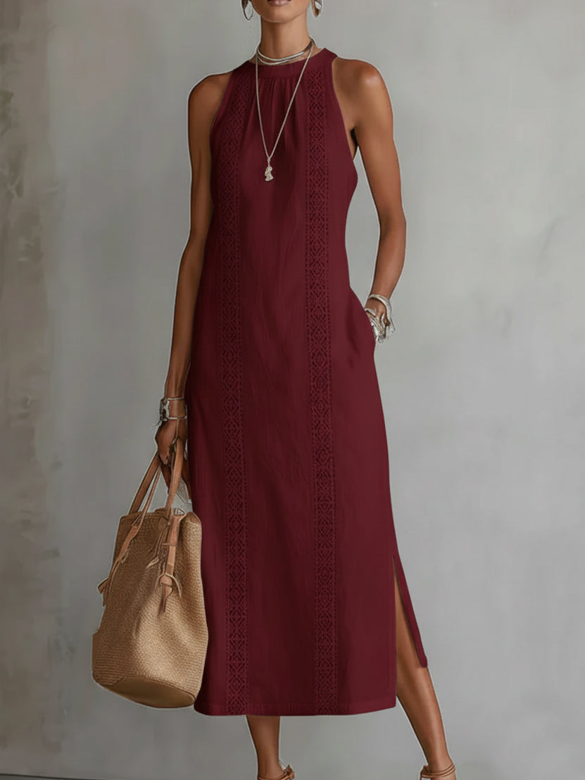 Aurelia Lace Detail Midi Dress 6