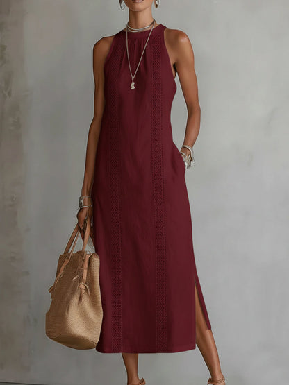 Aurelia Lace Detail Midi Dress 6