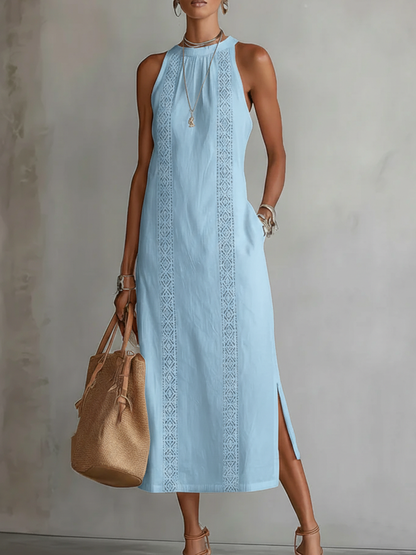 Aurelia Lace Detail Midi Dress 7