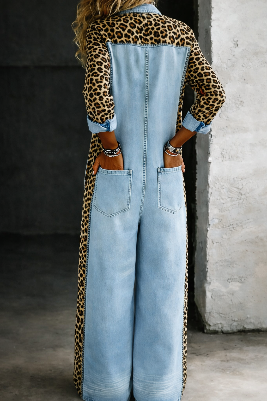 Aurelia Relaxed Denim Jumpsuit 1
