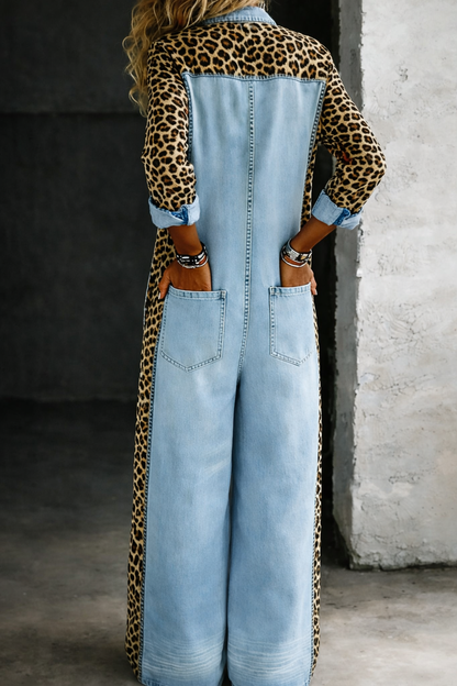 Aurelia Relaxed Denim Jumpsuit 1