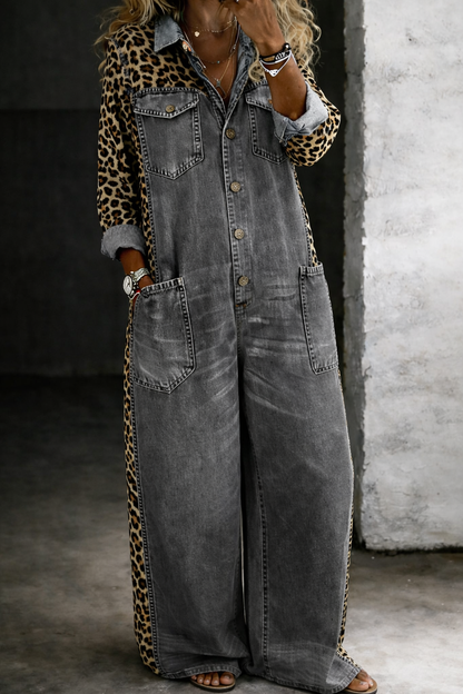 Aurelia Relaxed Denim Jumpsuit 5