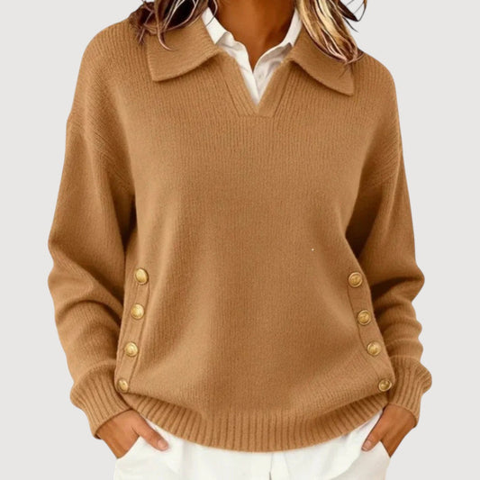 Ayla Button Detail Jumper 0