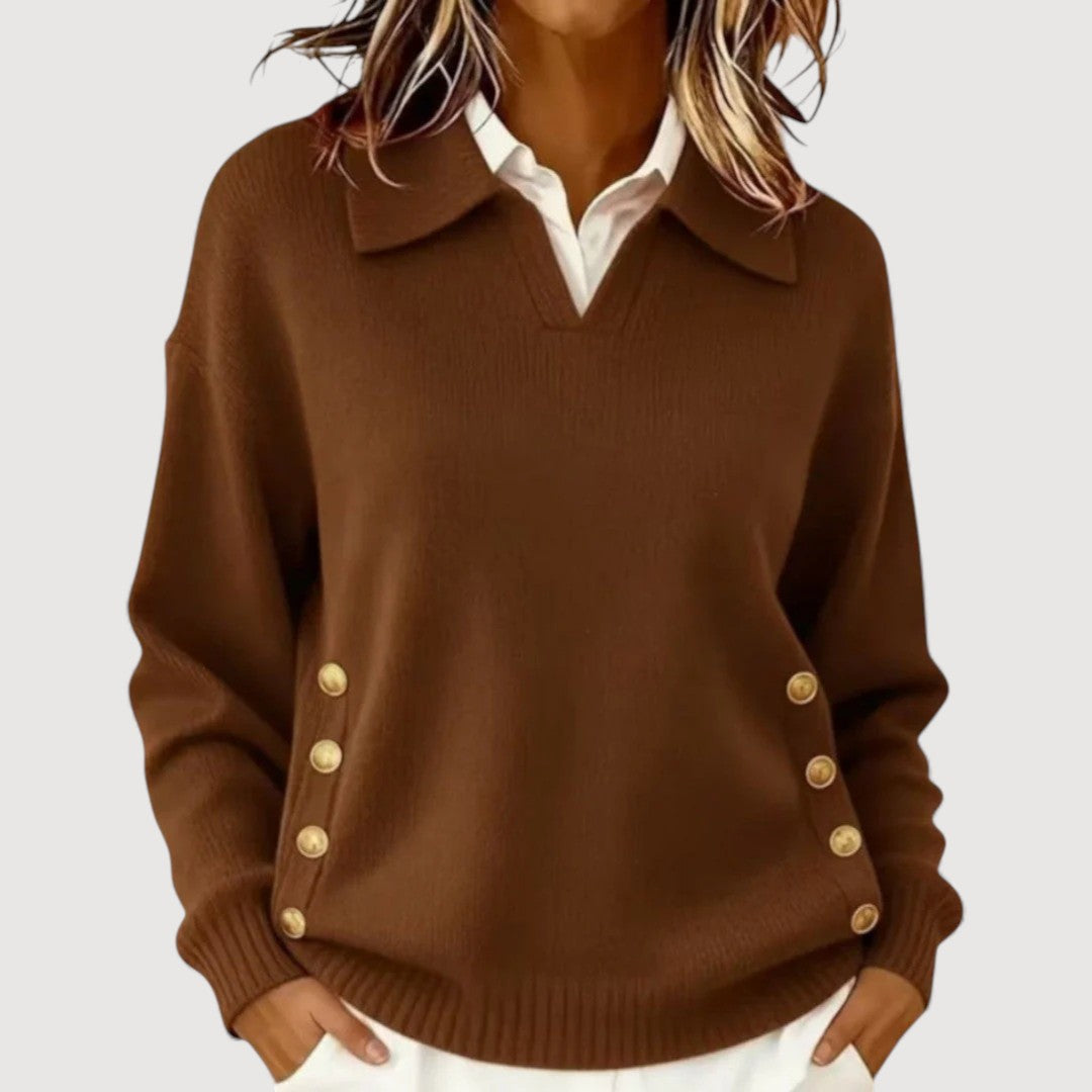 Ayla Button Detail Jumper 1
