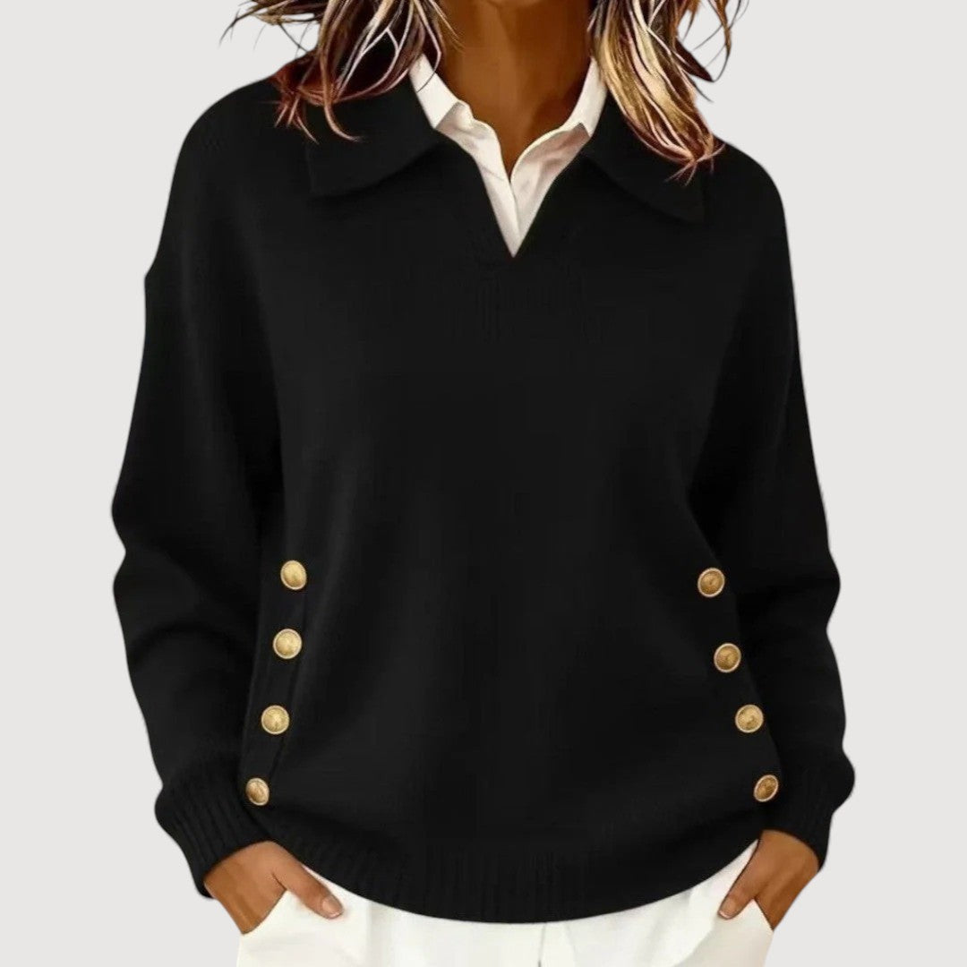 Ayla Button Detail Jumper 2