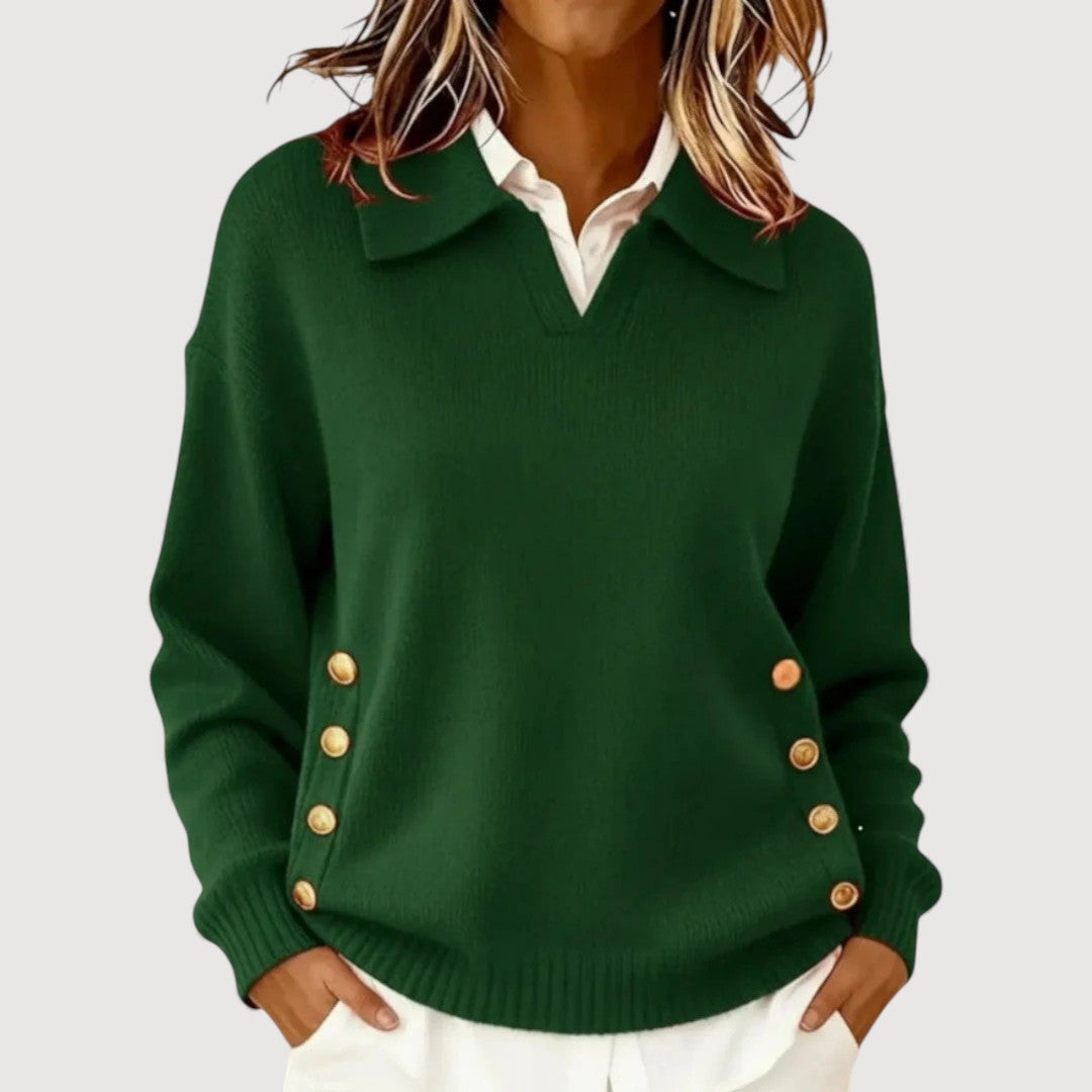 Ayla Button Detail Jumper 3