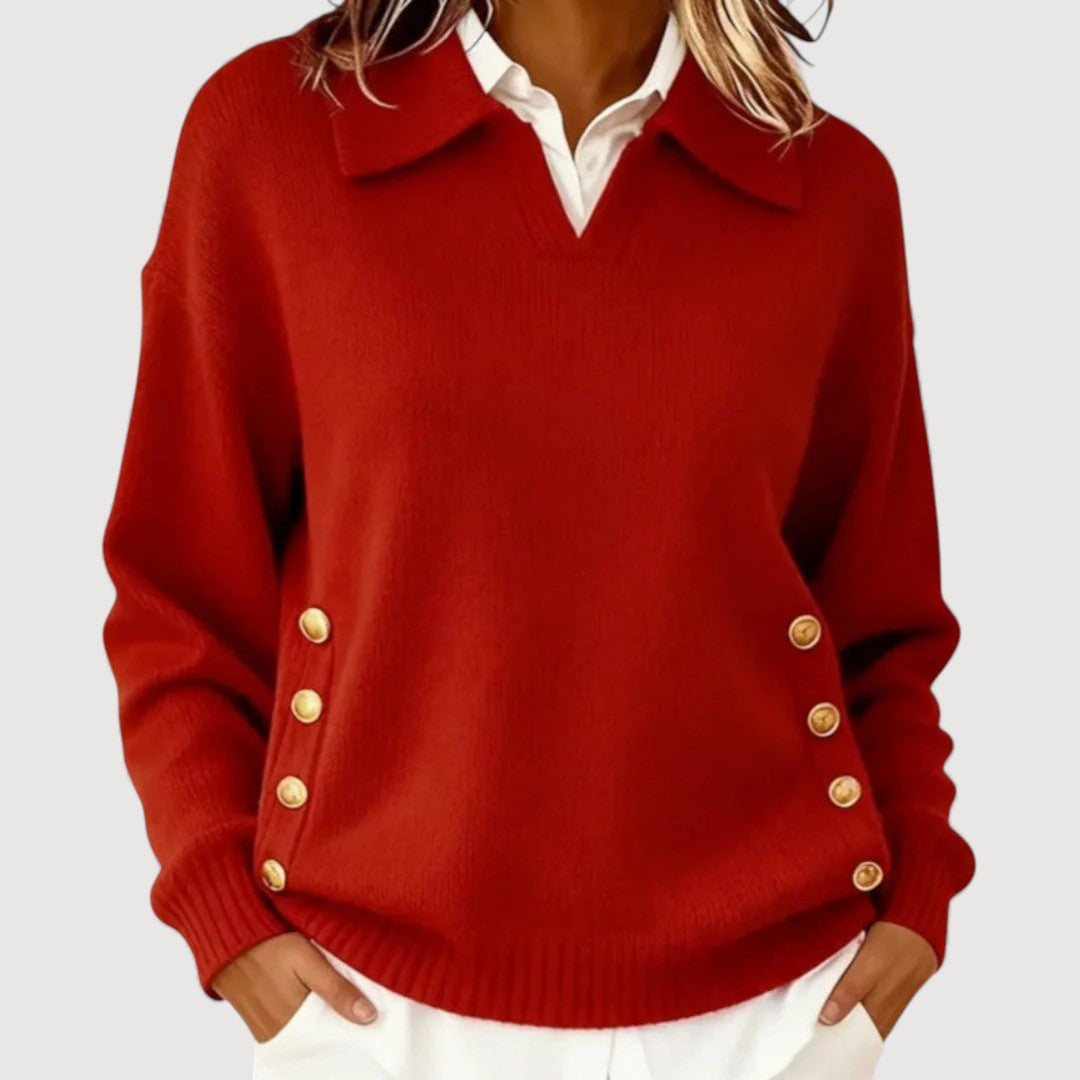 Ayla Button Detail Jumper 4