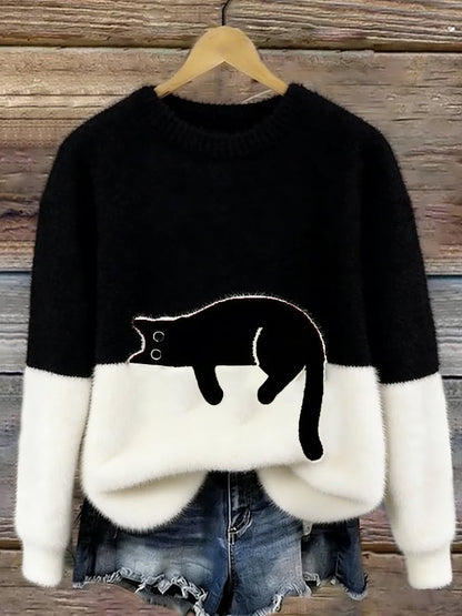 Ayla Cat Graphic Sweater 2
