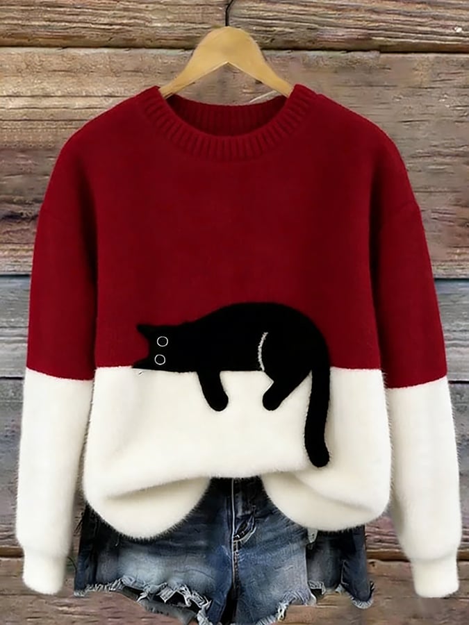 Ayla Cat Graphic Sweater 3