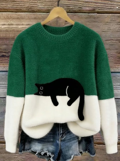 Ayla Cat Graphic Sweater 5