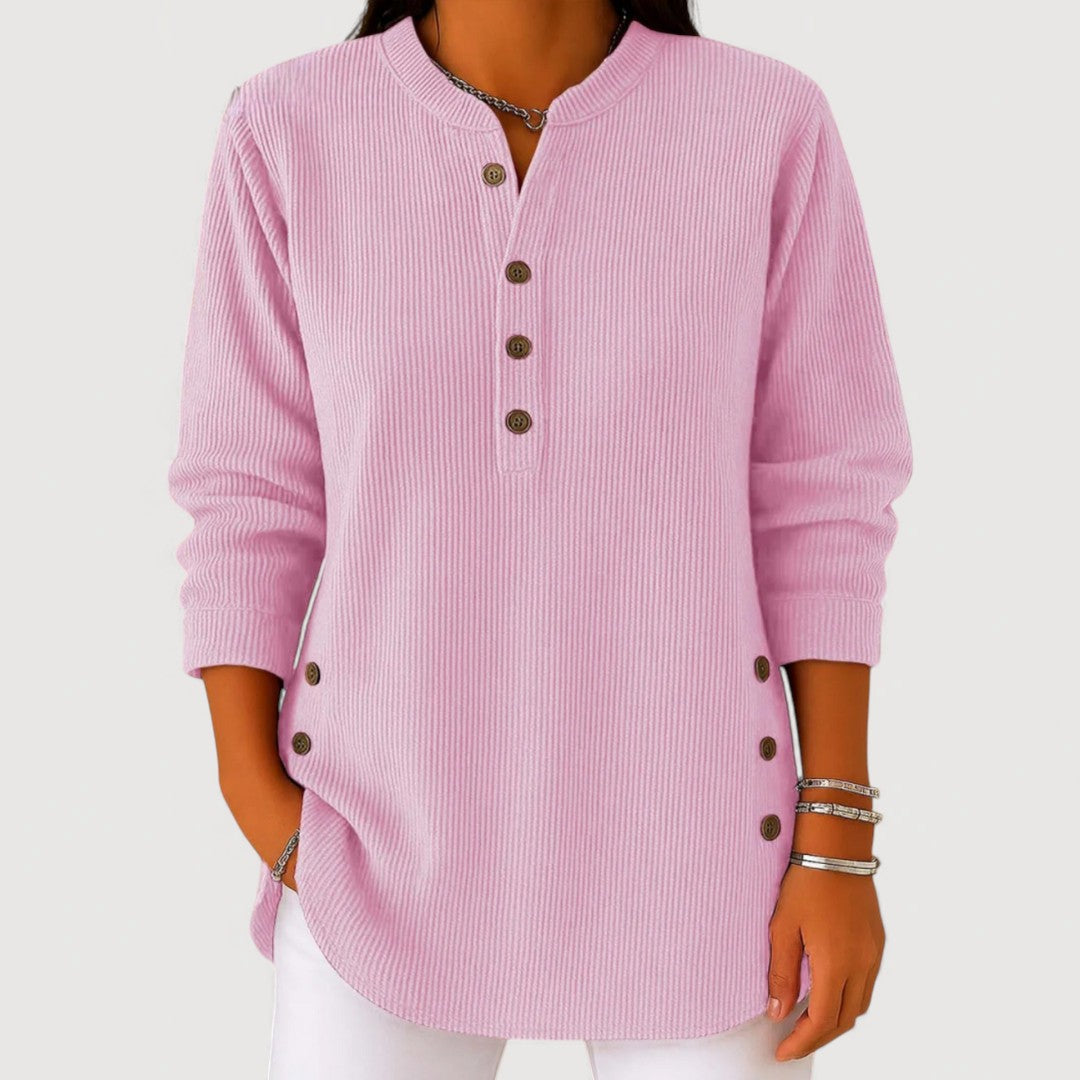 Ayla Cozy Button Top 3