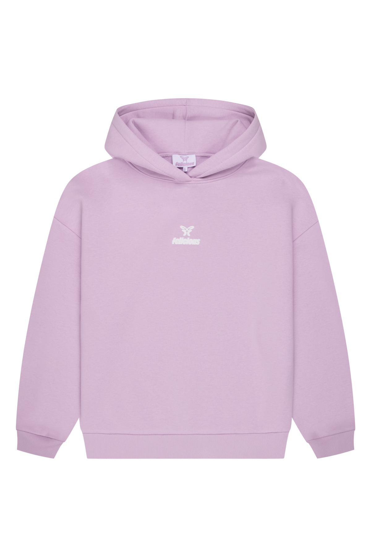 Sweat à capuche à logo lavande femme, col capuche, manches longues