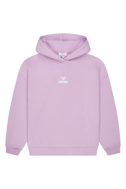Sweat à capuche à logo lavande femme, col capuche, manches longues