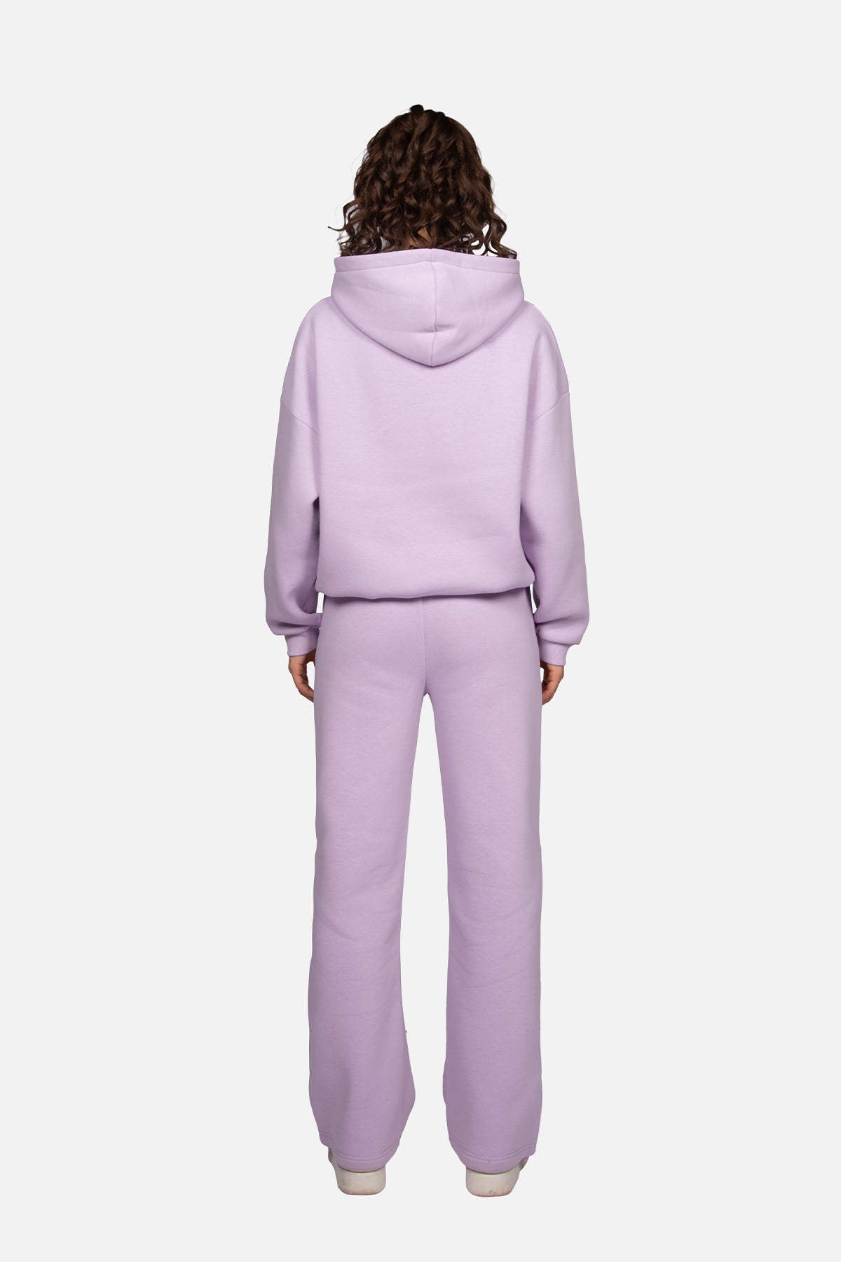 Sweat à capuche à logo lavande femme, col capuche, manches longues