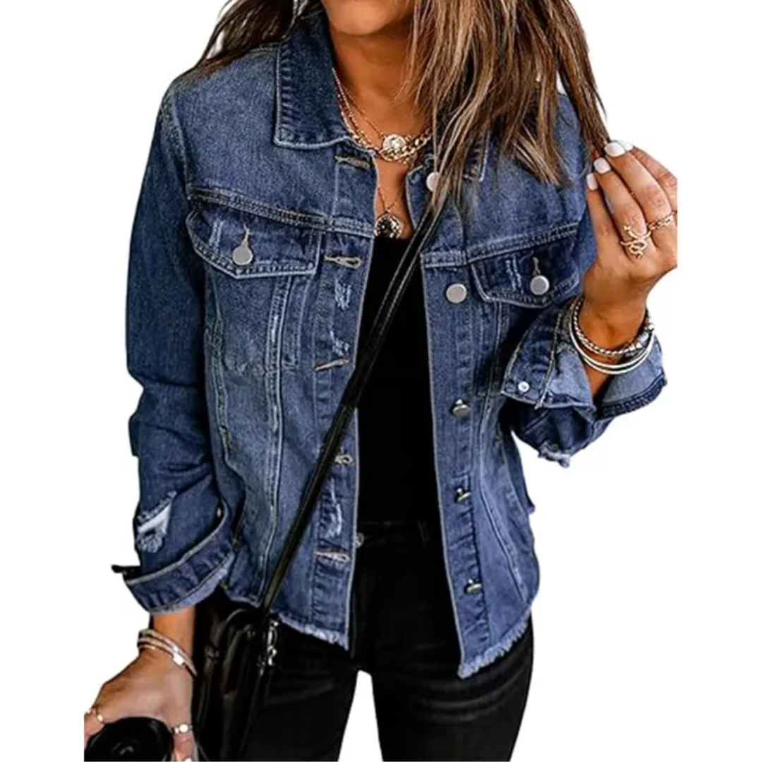 Juniper - Distressed Denim Jacket