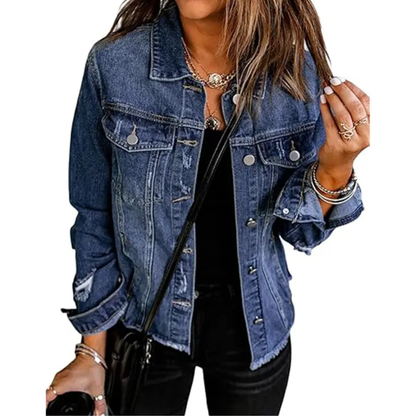 Juniper - Distressed Denim Jacket