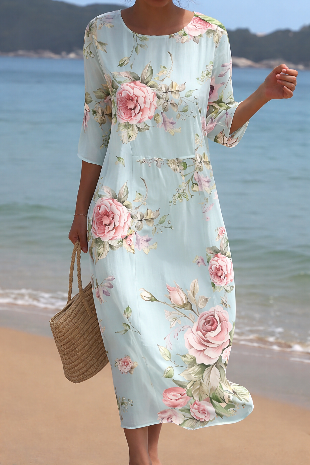 Blythe Floral Midi Dress 0