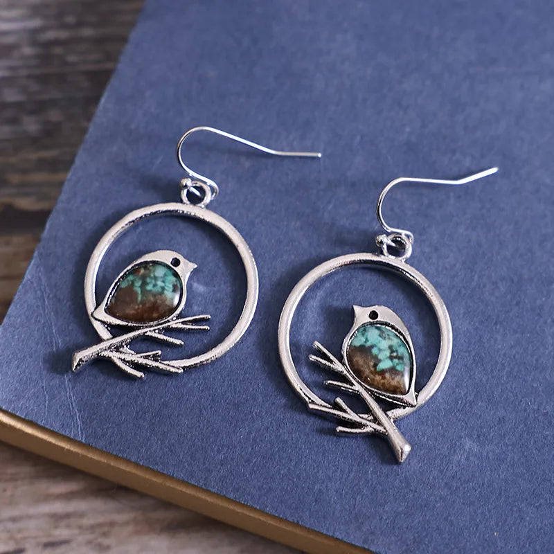 Blythe Vintage Bird Earrings 1