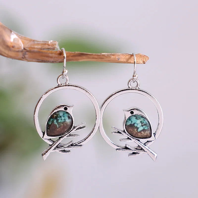 Blythe Vintage Bird Earrings 2