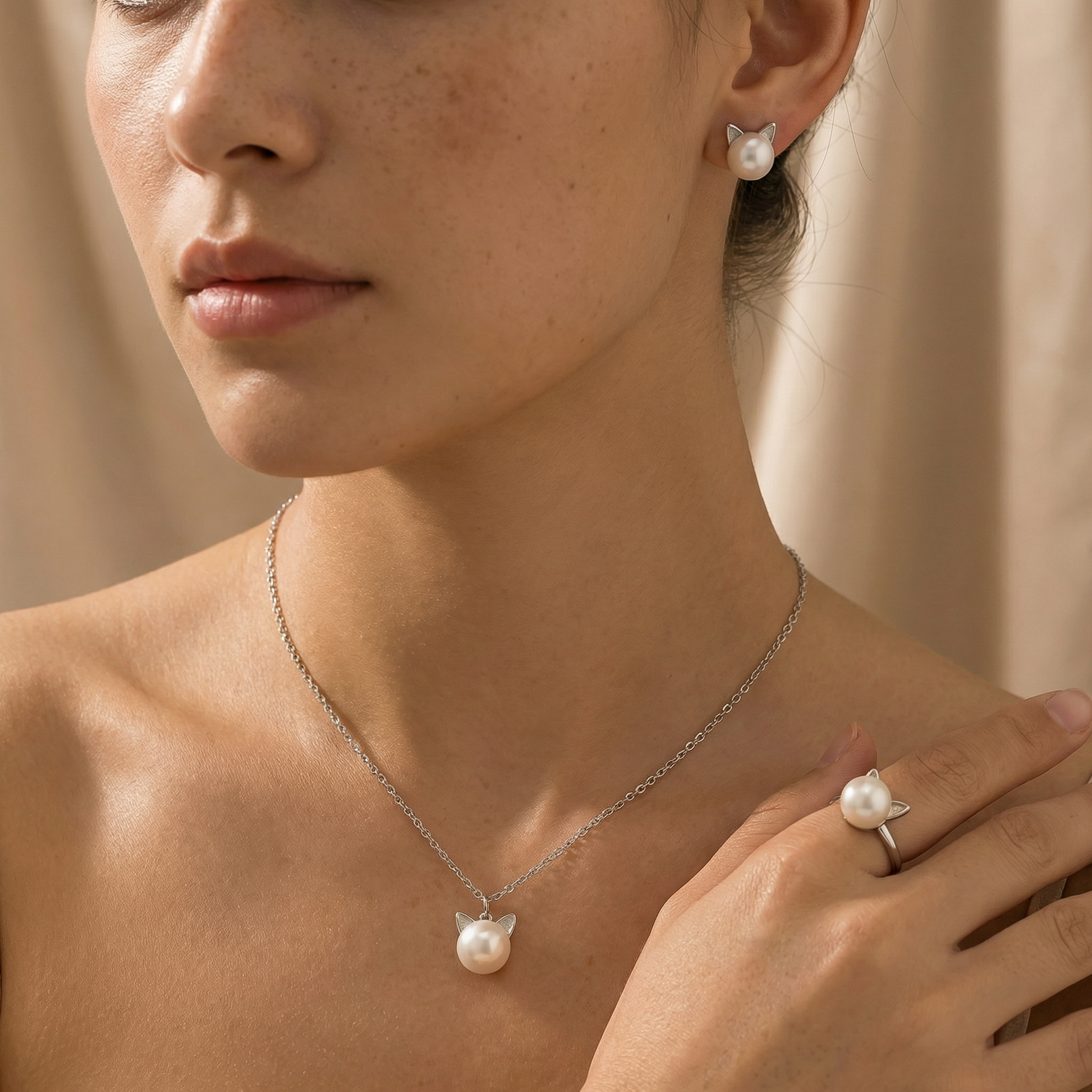 Briella Cat Jewelry Set 2