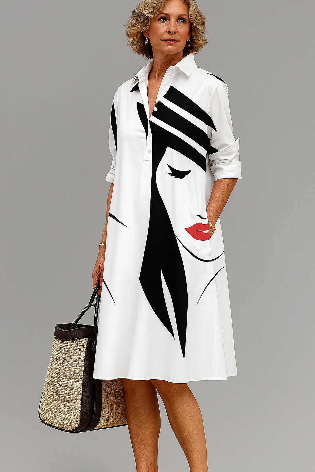 Briella Flattering Midi Dress 0