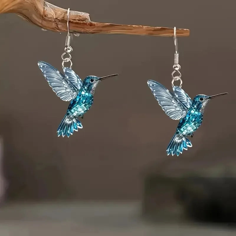 Briella Hummingbird Earrings for Women 3