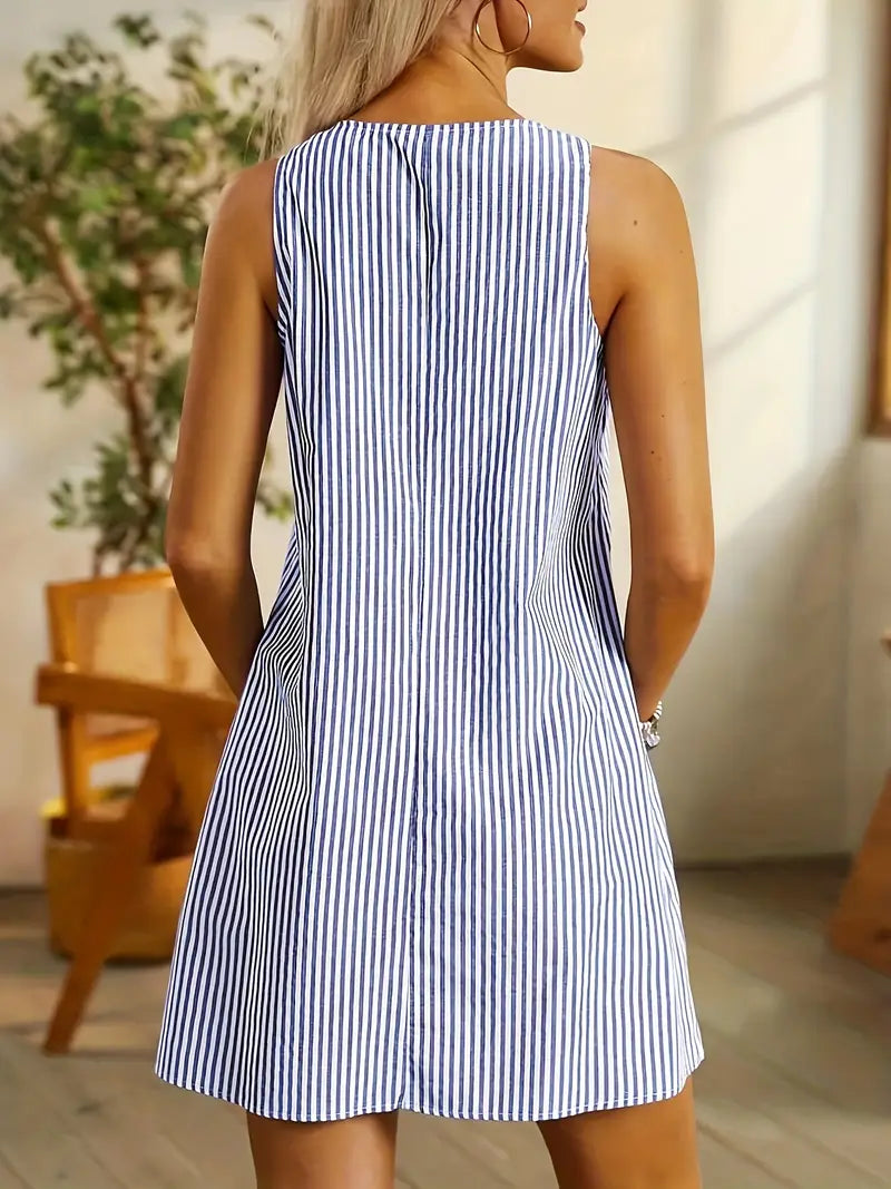 Briella Striped Summer Dress 4