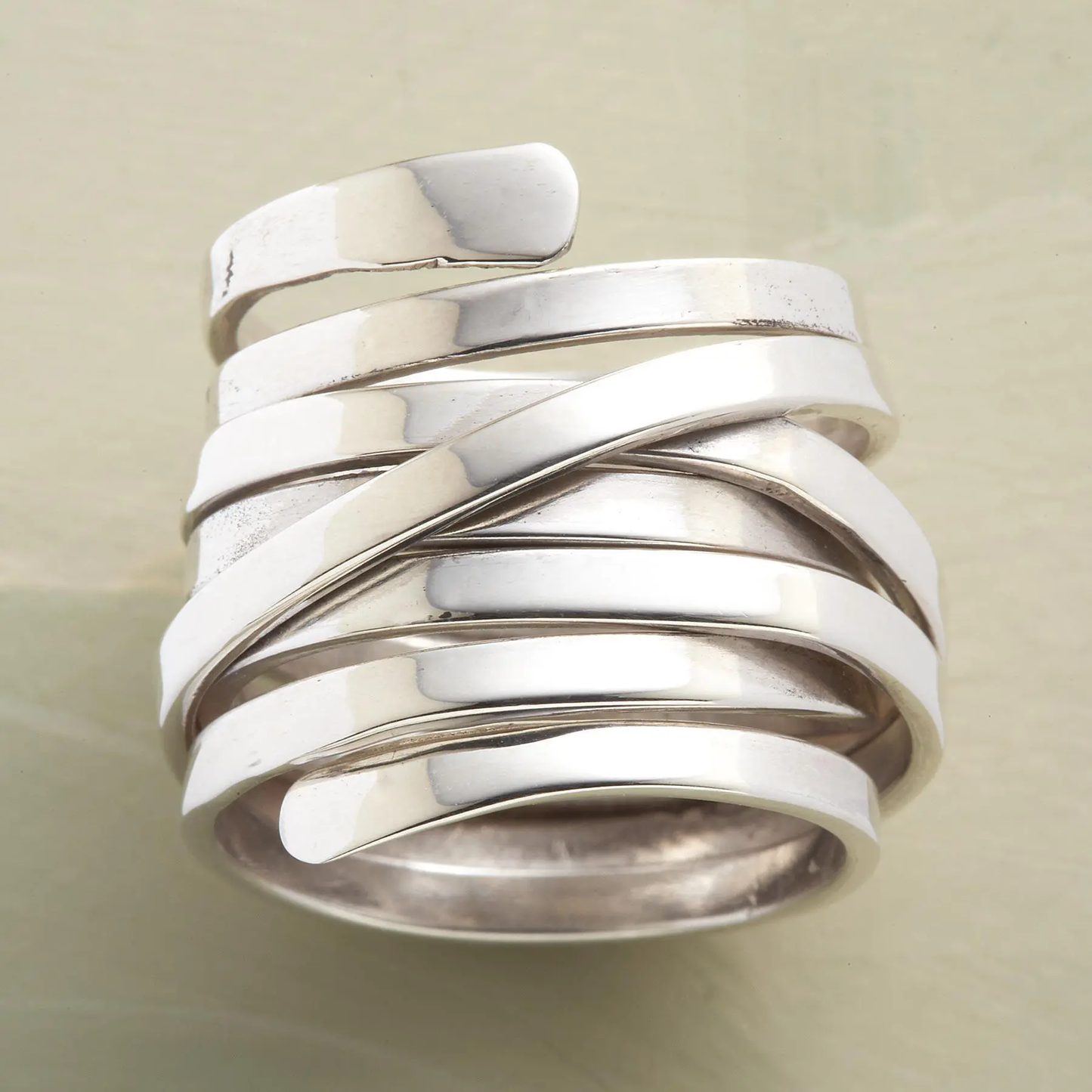 Briella Vintage Layered Ring 0