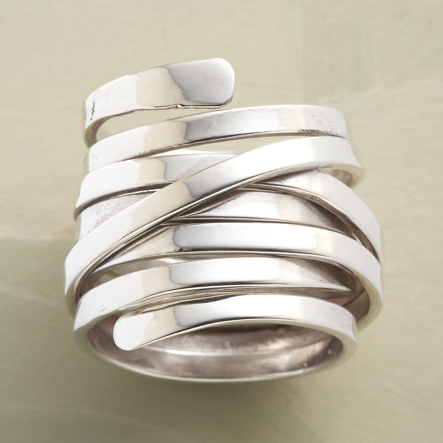Briella Vintage Layered Ring 0