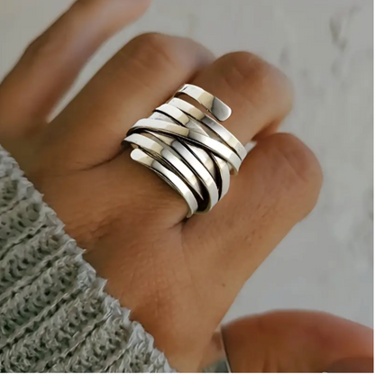 Briella Vintage Layered Ring 1