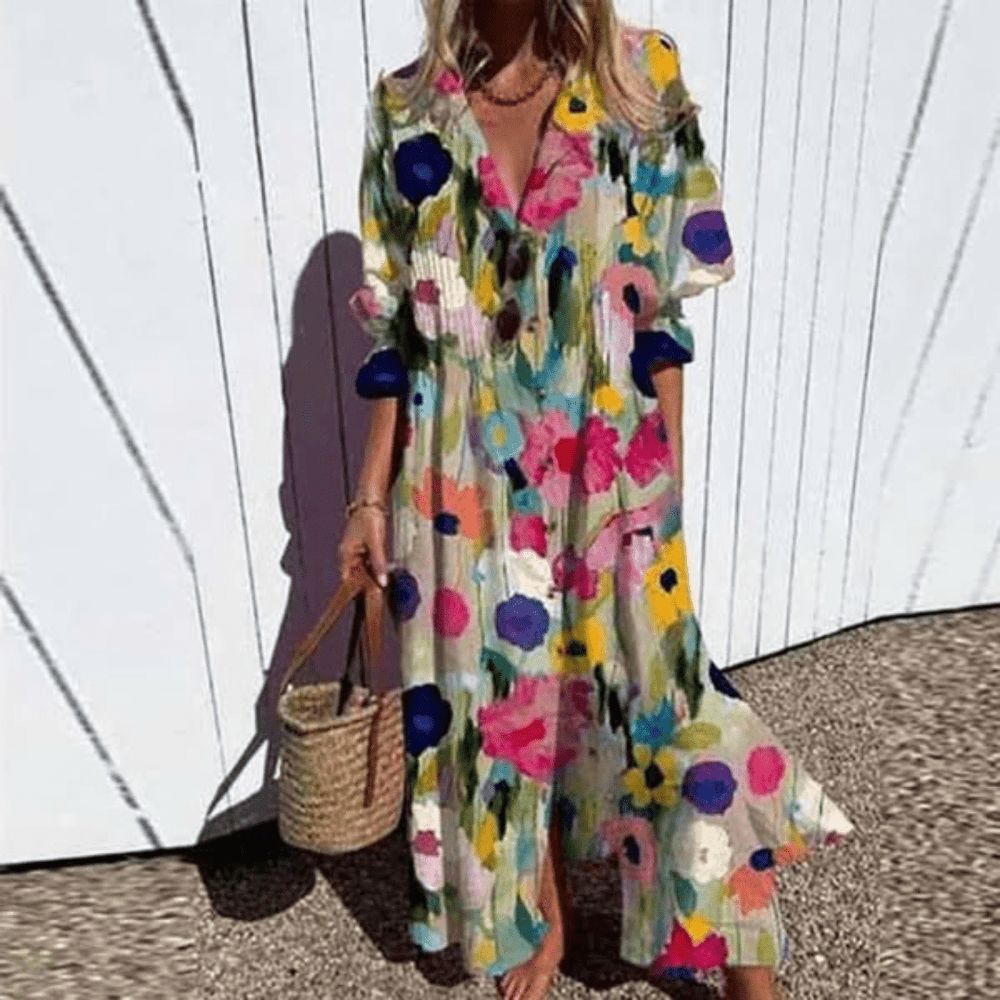 Brielle Bohemian Maxi Dress 0