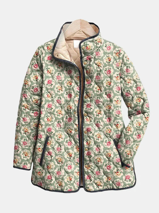 Brielle Floral Quilted Jacket 0