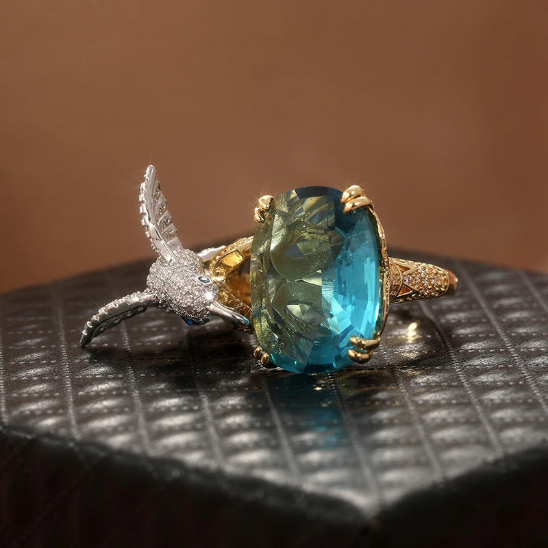 Brielle Hummingbird Ring 2