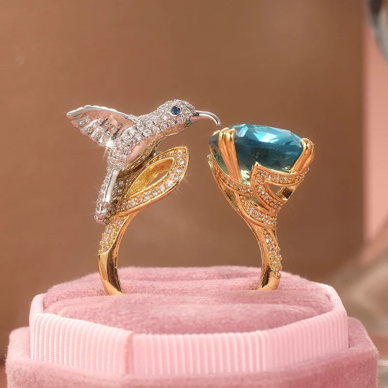 Brielle Hummingbird Ring 3