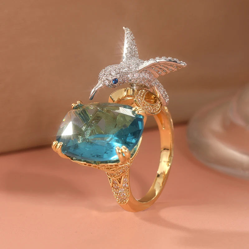 Brielle Hummingbird Ring 5