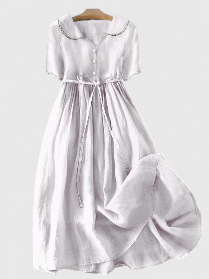 Brielle Lace-Up Midi Dress 1