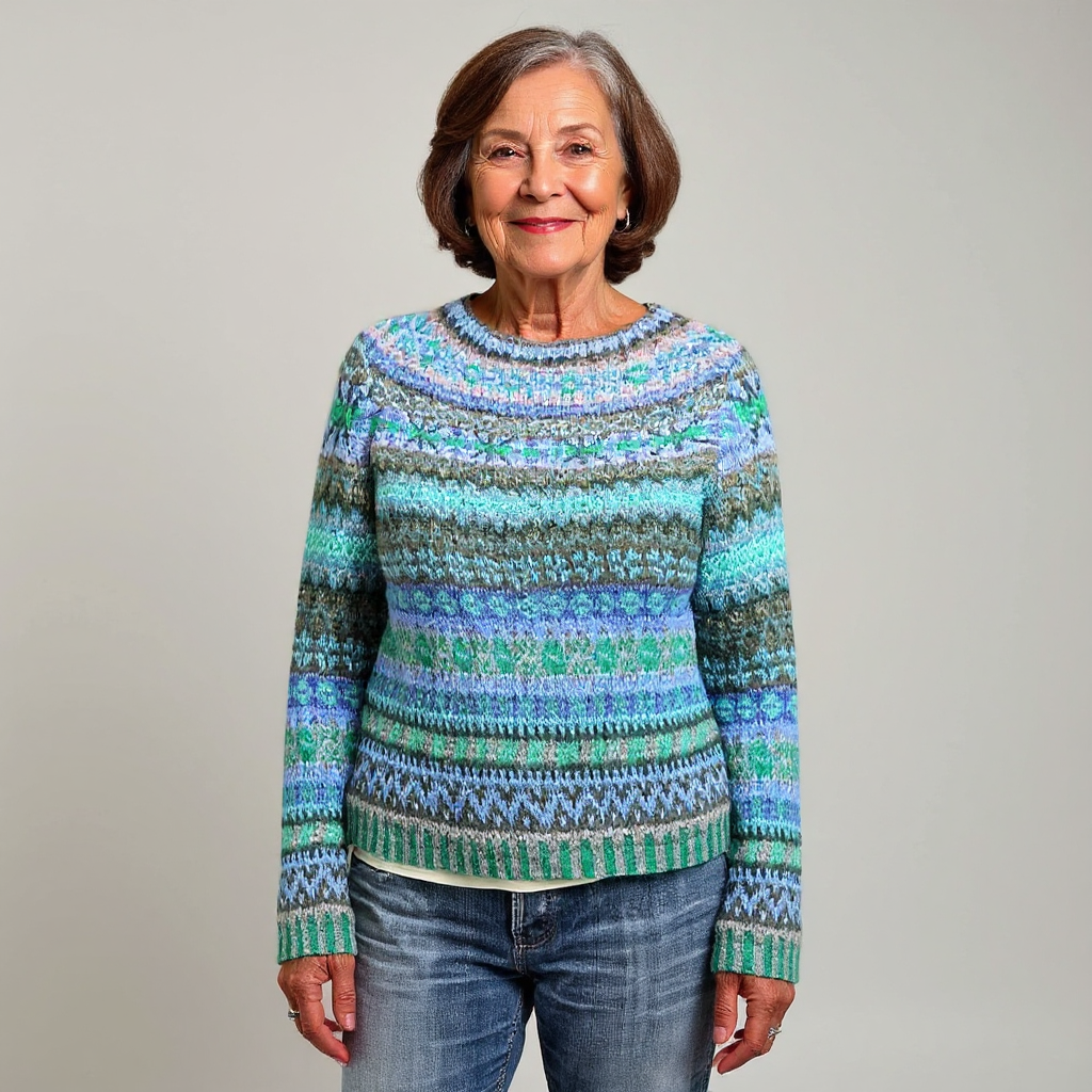 Brielle Relaxed Knit Sweater 1