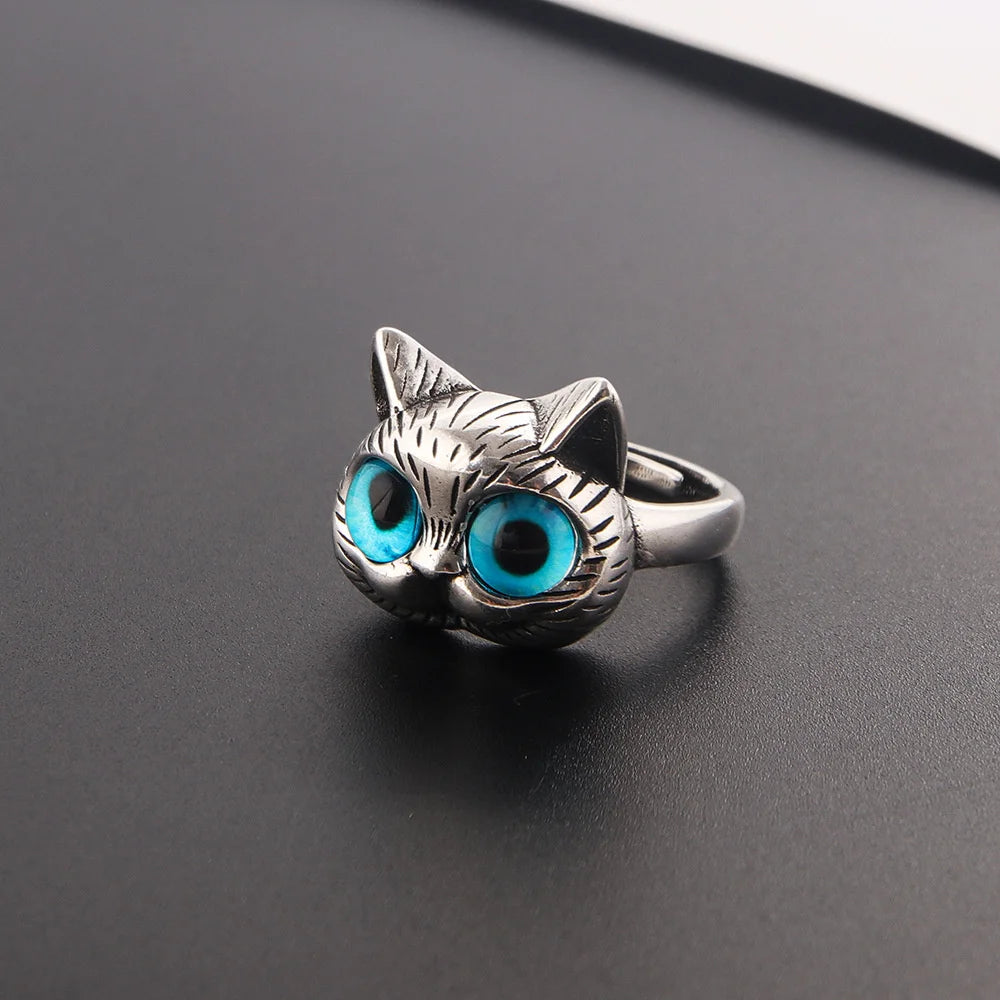 Brielle Vintage Cat Ring 1