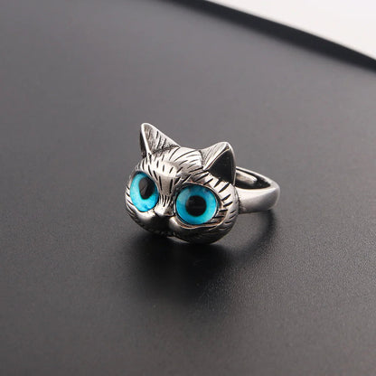 Brielle Vintage Cat Ring 1