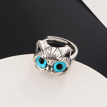 Brielle Vintage Cat Ring 3