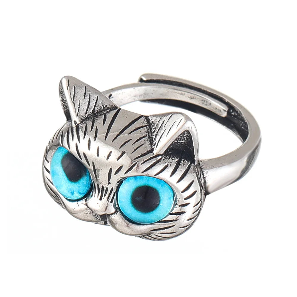 Brielle Vintage Cat Ring 5