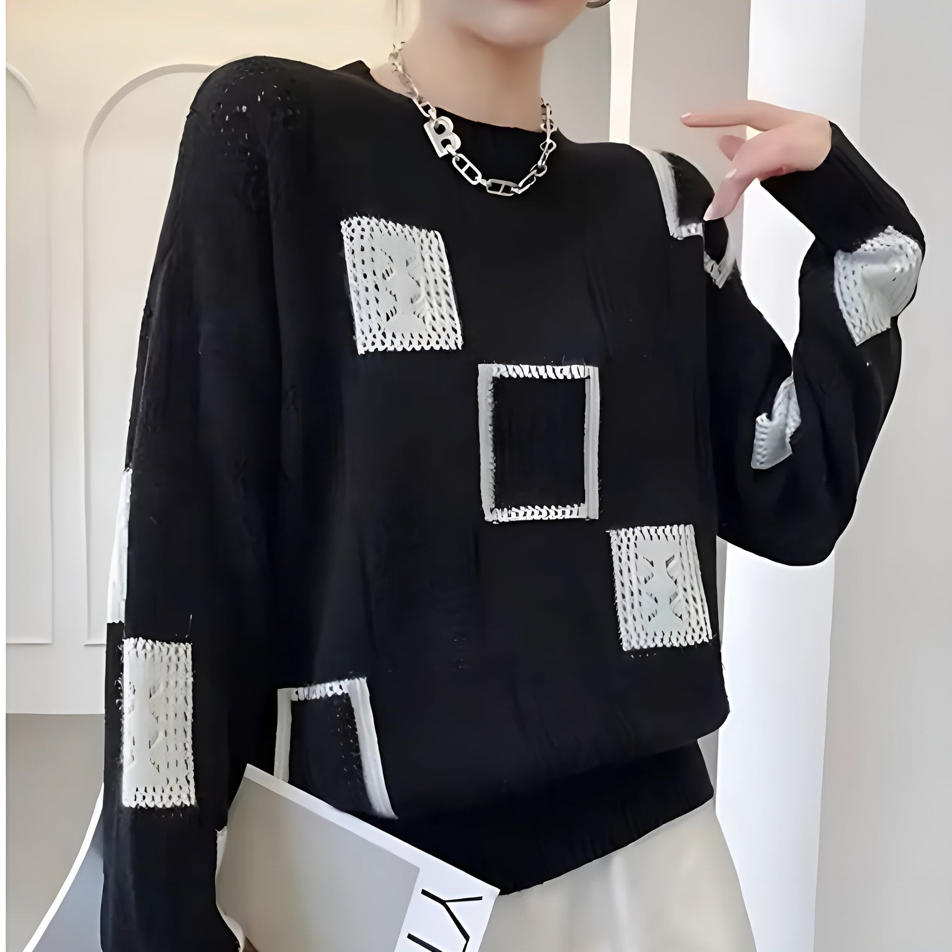 Briony Patchwork Sweater 5