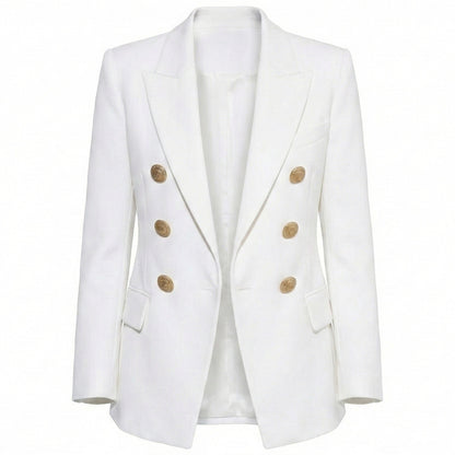 Women's Button-Up Blazer – Tailored Single-Breasted Jacket for Office & Smart Wear 3
