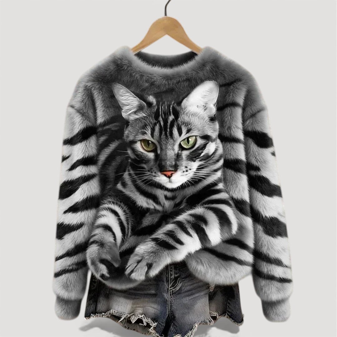 Cassandra Cosy Cat Jumper 1