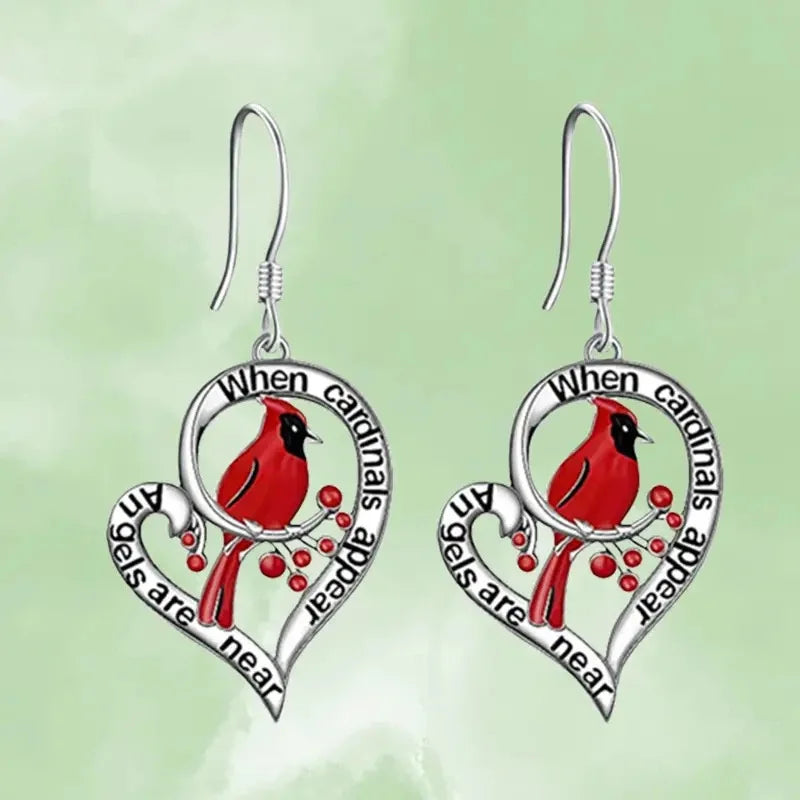 Cassandra Heart Drop Earrings 0