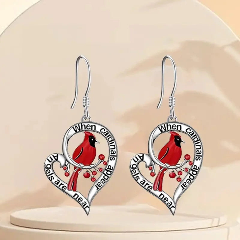 Cassandra Heart Drop Earrings 1