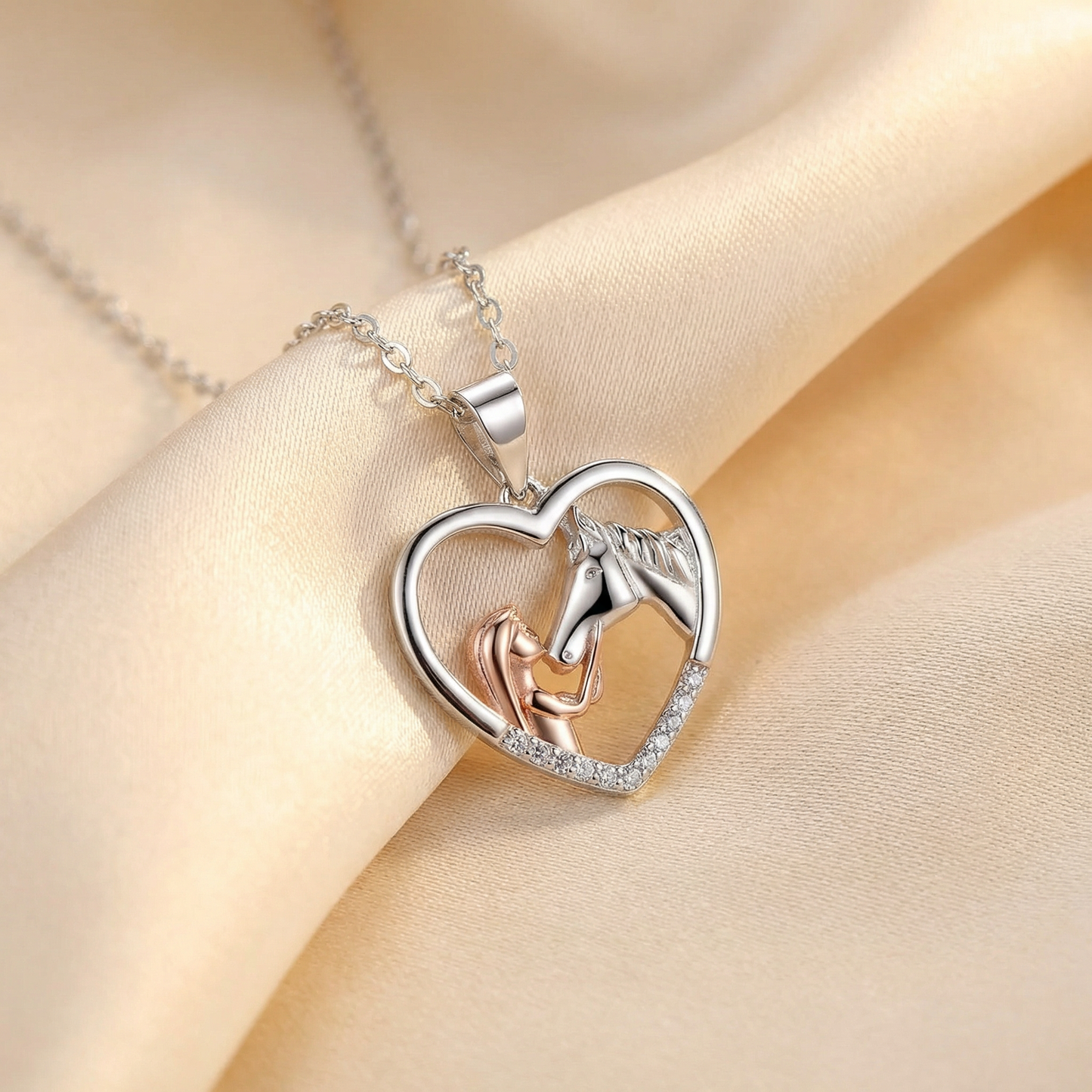 Cassandra Heart Pendant Necklace 1
