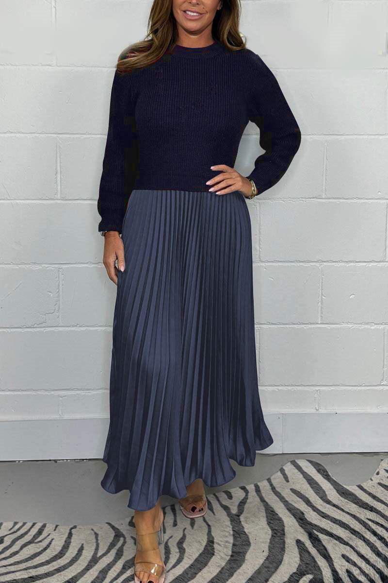 Cassandra Pleated Maxi Dress 3